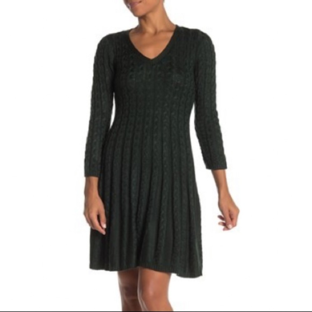 NWOT Eliza j cable sweater dress S.